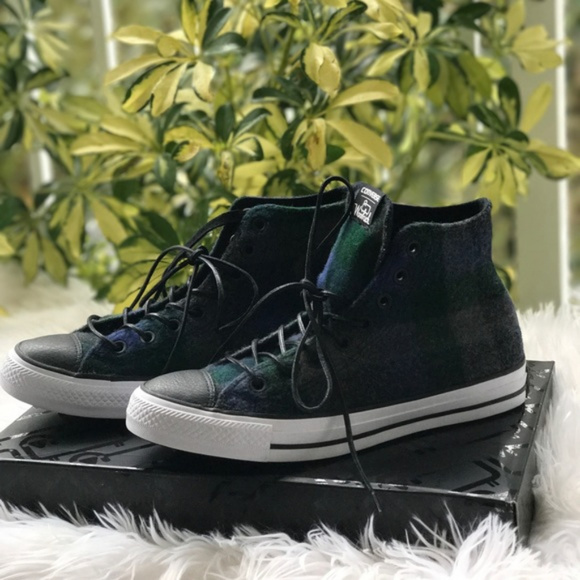 Converse&Woolrich Ctas HI Almost Black W AUTHENTIC - Picture 7 of 8